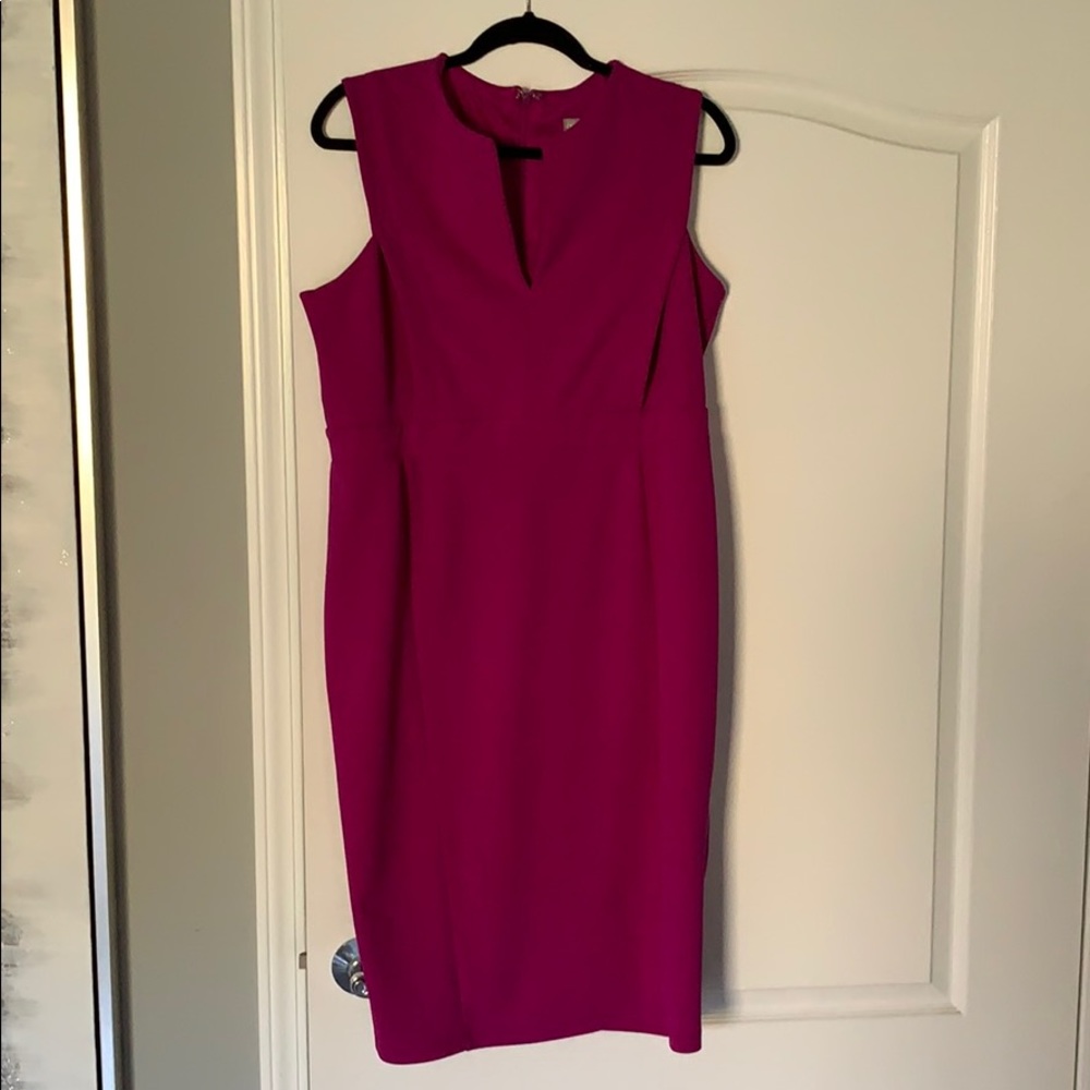 NWT ASOS Fuschia midi dress